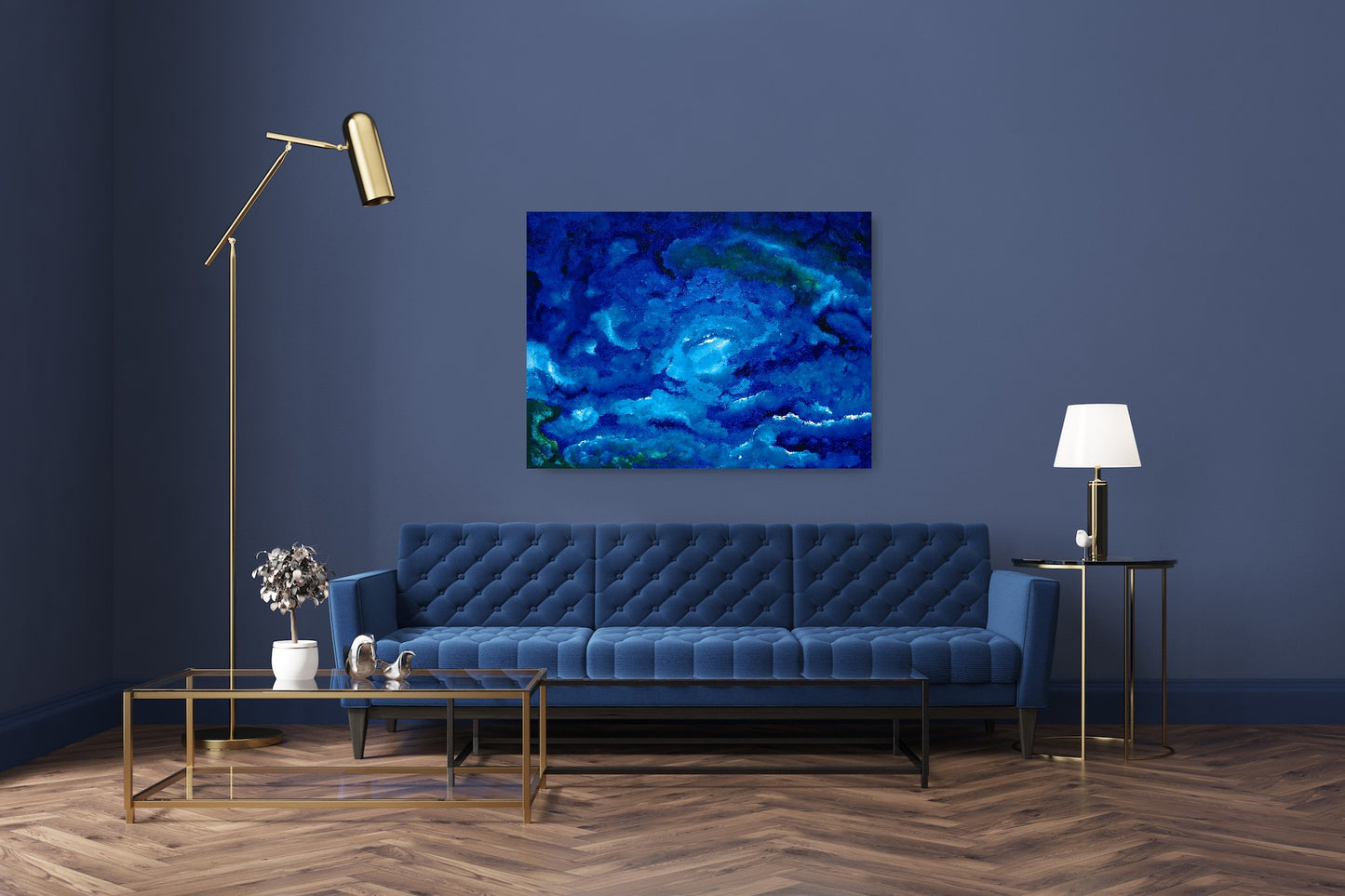 As She Looks Up To The Sky, She Smiles - SOLD