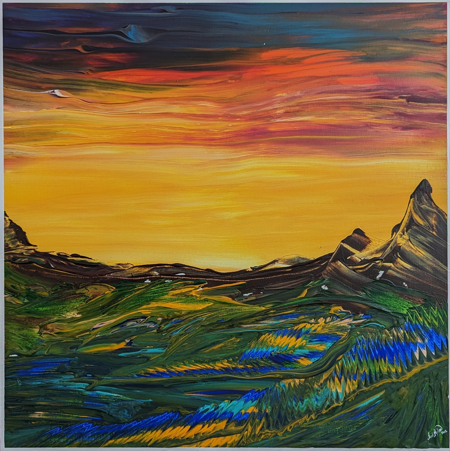 Scraping The Sunrise - SOLD